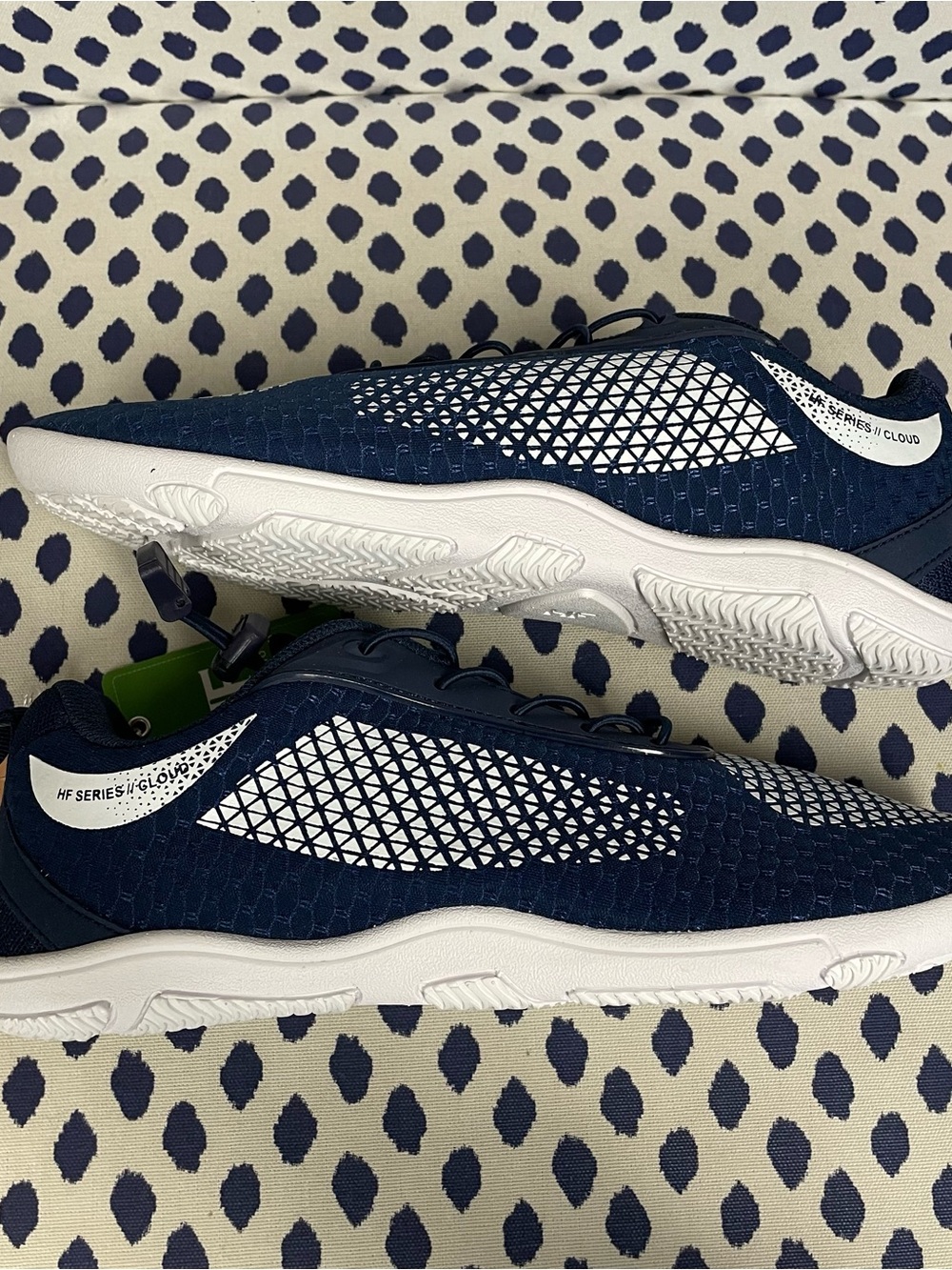 HIKE navy print shoes size 10/10.5 NEW - Picture 7 of 12